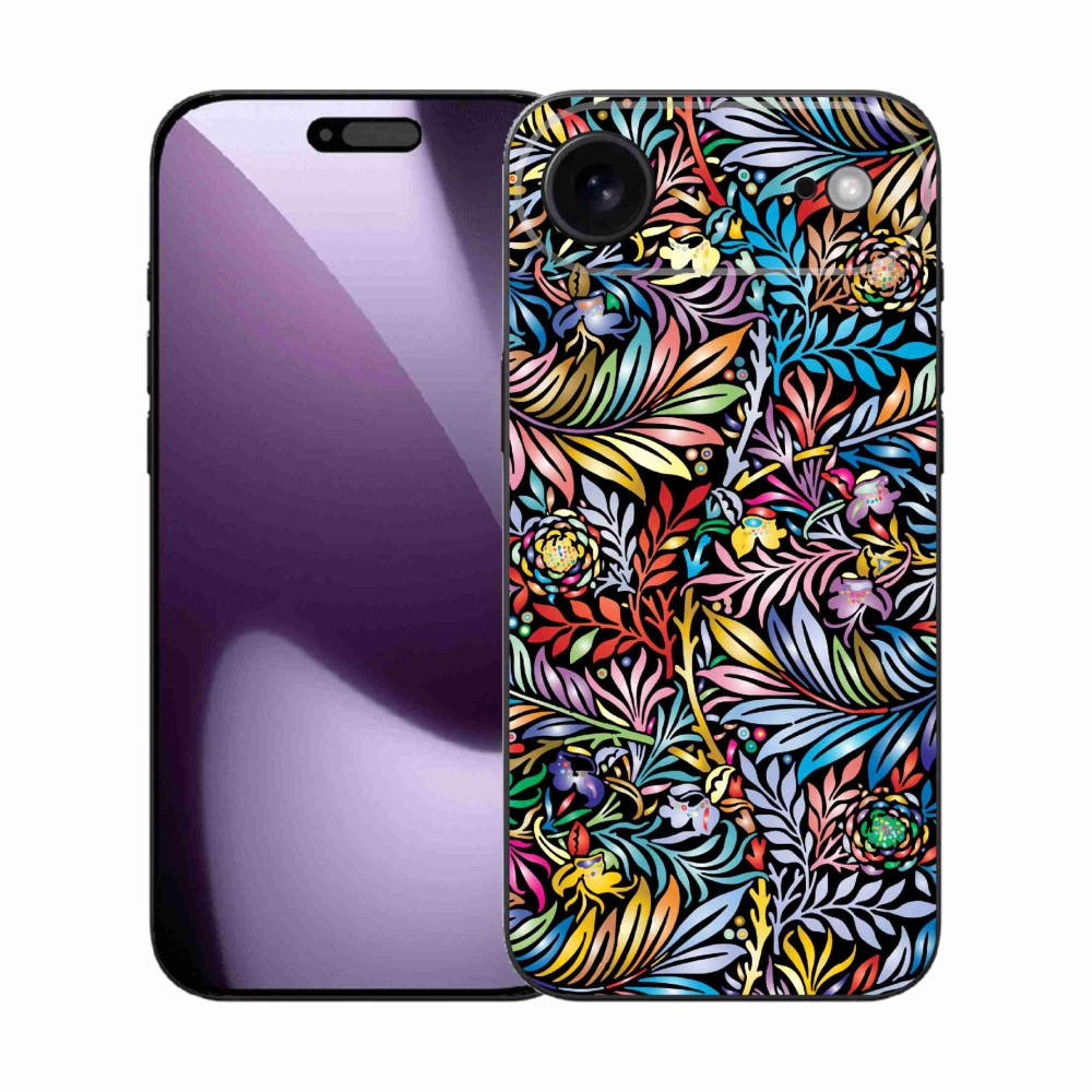 Gelový kryt mmCase na iPhone 17 Air - květiny 5