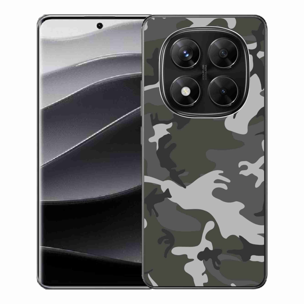 Gelový kryt mmCase na Xiaomi Redmi Note 14 Pro 5G/Poco X7 5G - maskáčový vzor