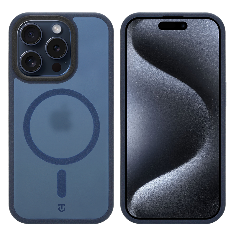 Tactical MagForce Hypersand Kryt pro Apple iPhone 15 Pro Deep Blue