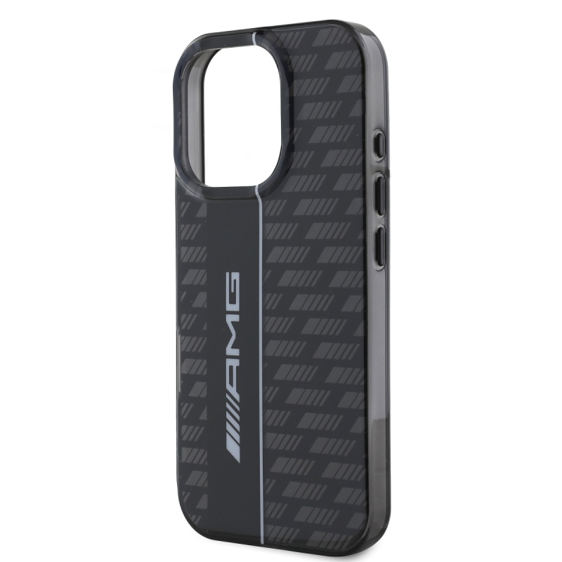 AMG Carbon Pattern Zadní Kryt pro iPhone 16 Pro Black