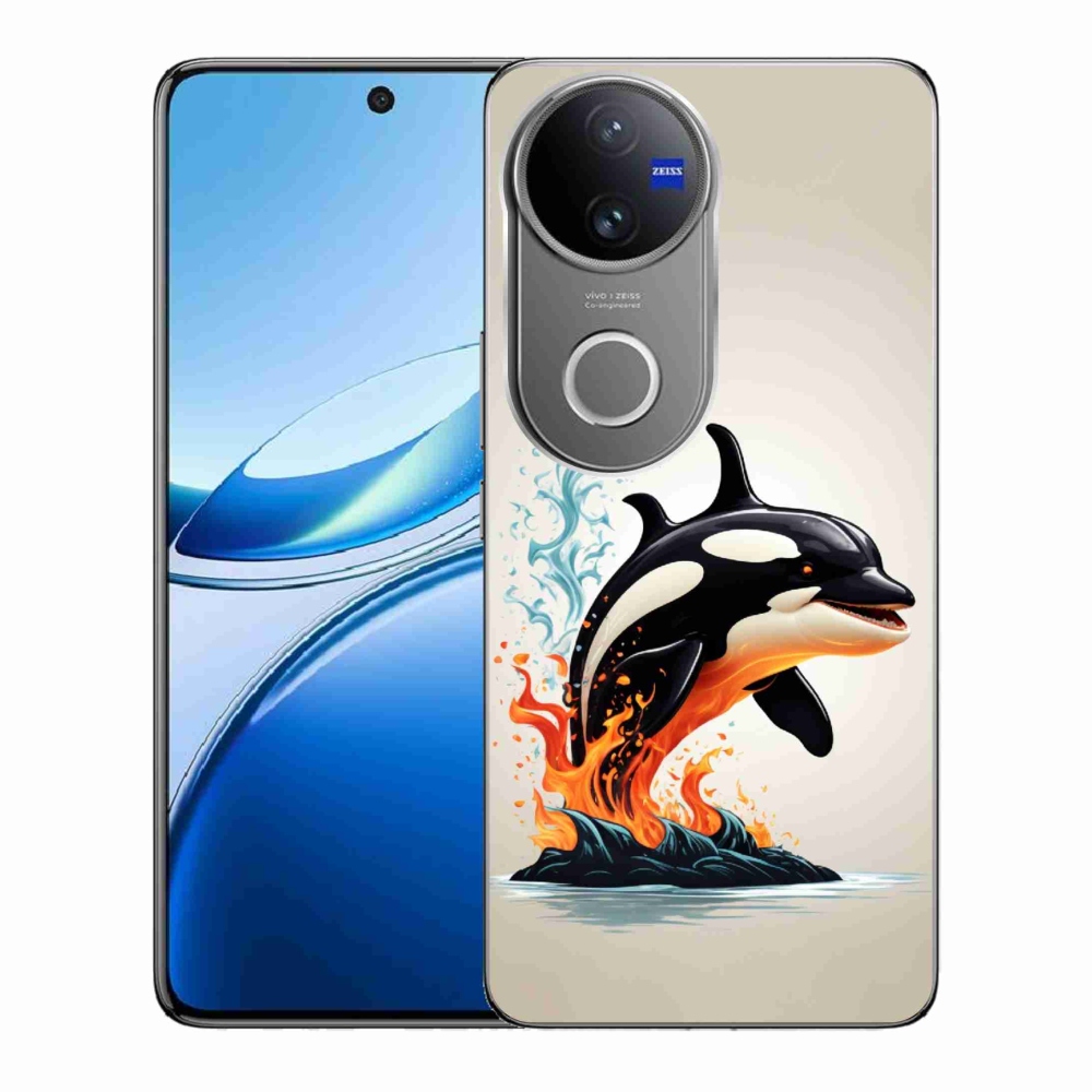 Gelový kryt mmCase na Vivo V50 5G - kosatka