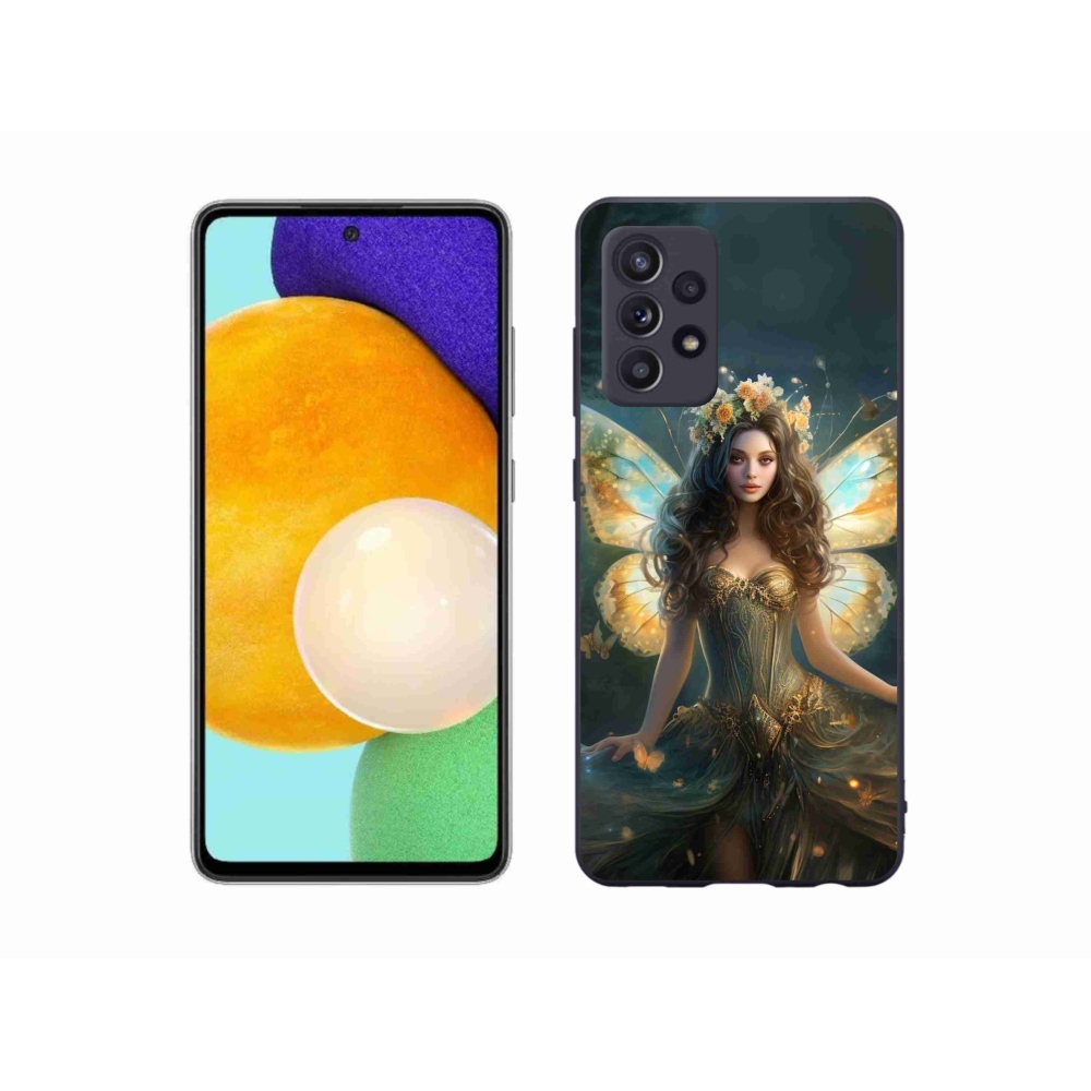 Gelový kryt mmCase na Samsung Galaxy A52/A52 5G - motýlí žena