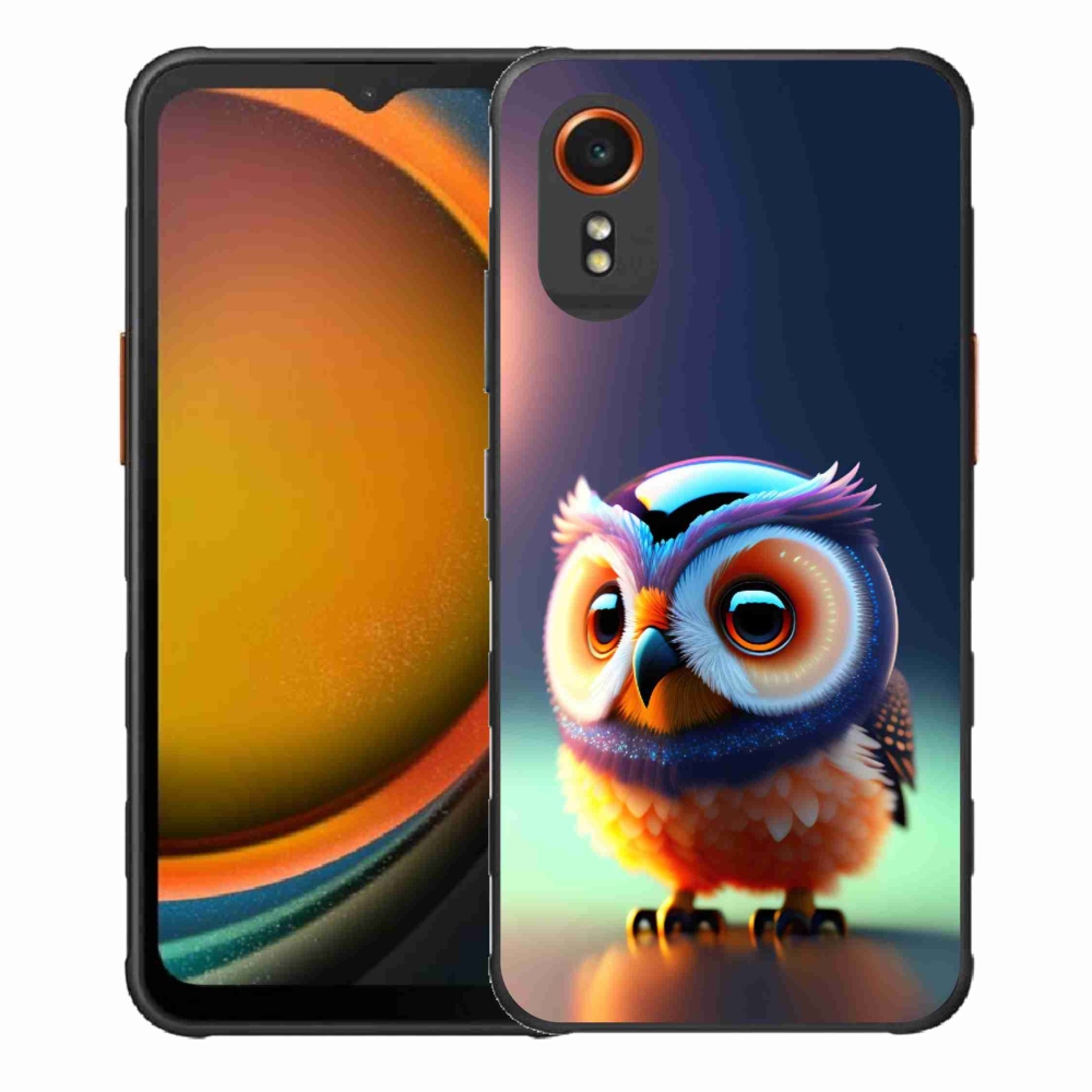 Gelový kryt mmCase na Samsung Galaxy Xcover 7 - sovička