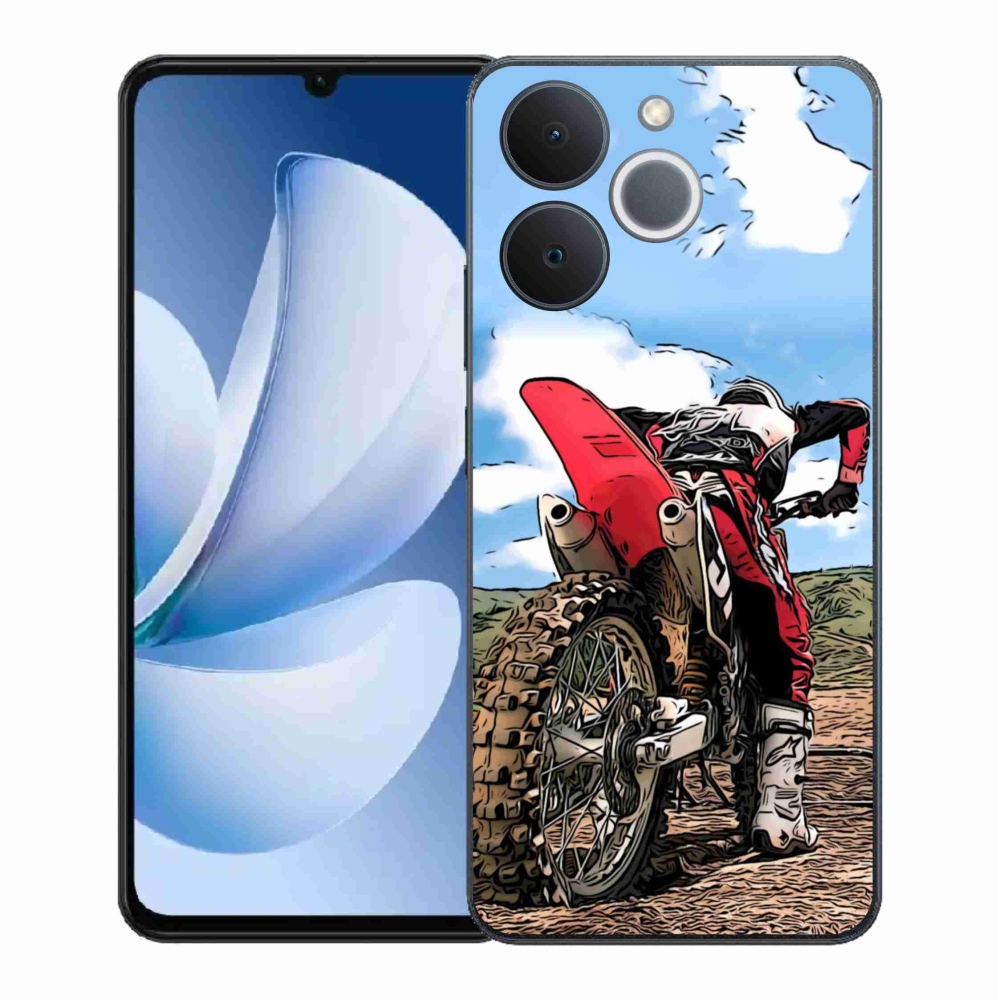 Gelový kryt mmCase na Realme Note 70T - moto