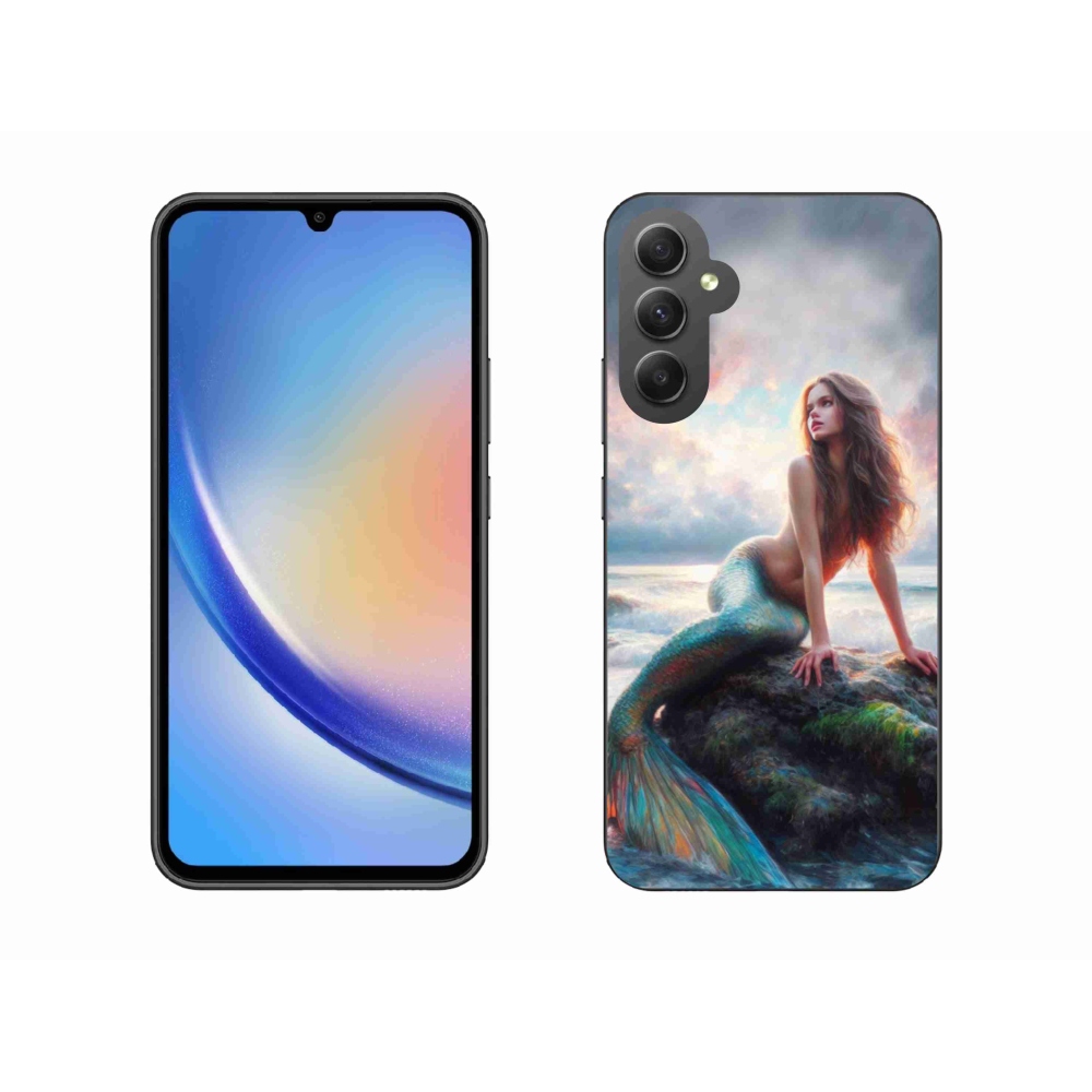 Gelový kryt mmCase na Samsung Galaxy A34 5G - mořská panna