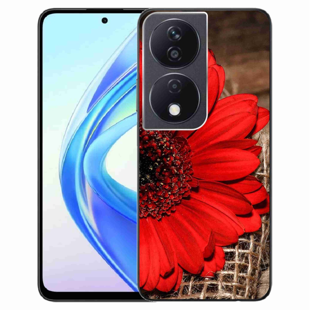 Gelový kryt mmCase na Honor X7b/Honor 90 Smart - gerbera