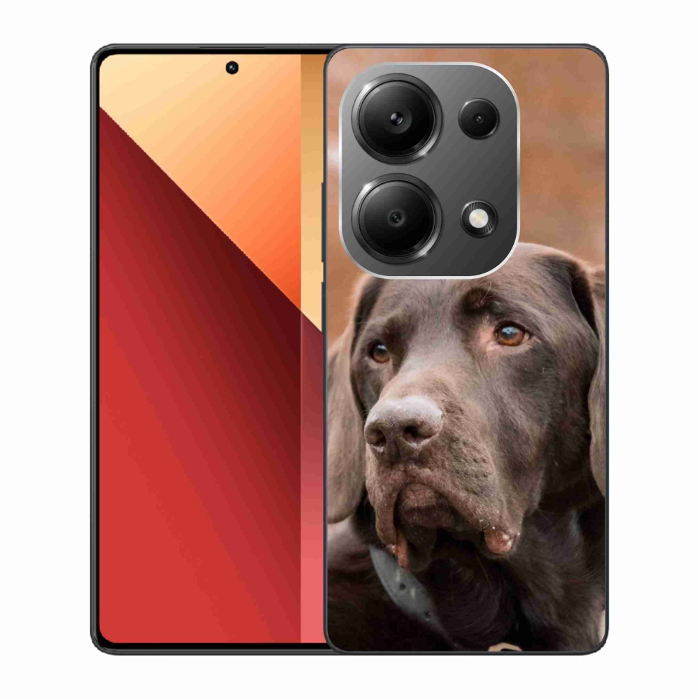 Gelový obal mmCase na Xiaomi Redmi Note 13 Pro 4G/Poco M6 Pro - hnědý labrador
