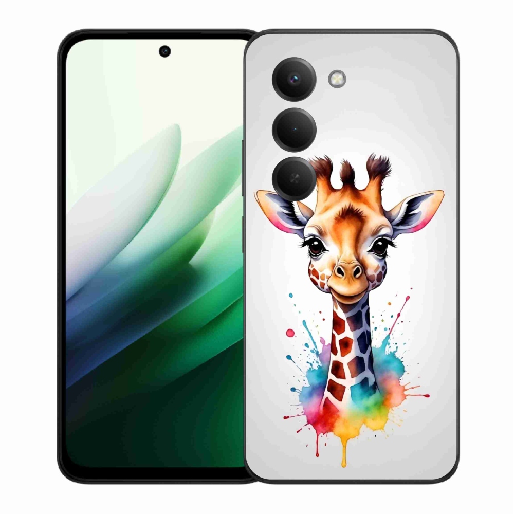 Gelový kryt mmCase na Xiaomi Redmi 15 5G (169mm) - žirafa 1