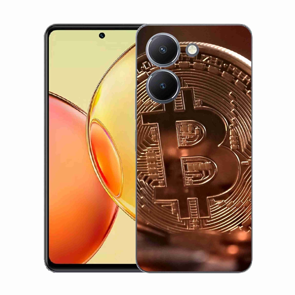 Gelový kryt mmCase na Vivo Y36 - bitcoin