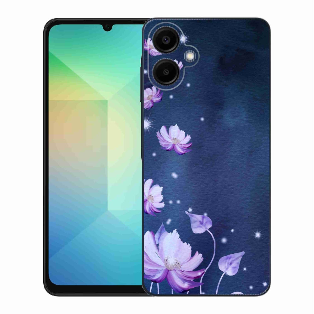 Gelový kryt mmCase na Samsung Galaxy A06 4G - padající květy