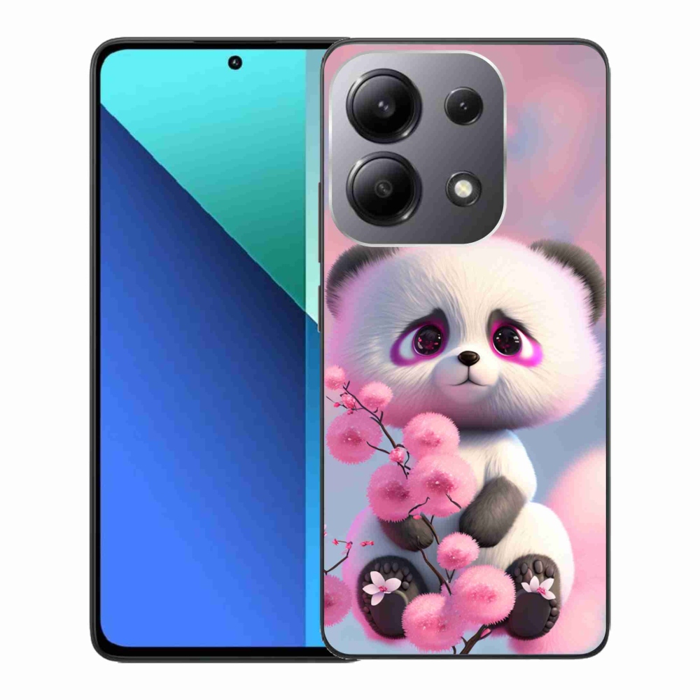 Gelový kryt mmCase na Xiaomi Redmi Note 13 - roztomilá panda 1