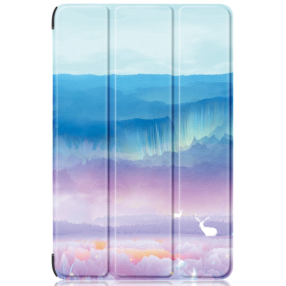 Print chytré zavírací pouzdro na Samsung Galaxy Tab S9/Tab S10 - abstraktní vzor