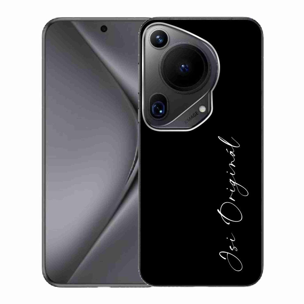 Gelový kryt mmCase na Huawei Pura 70 Ultra - jsi originál černé pozadí