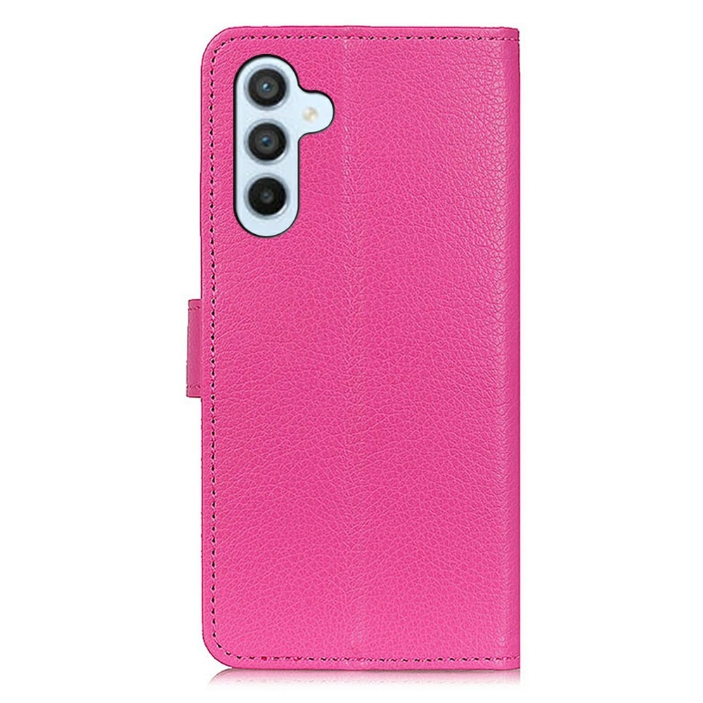 Litchie knížkové pouzdro na Samsung Galaxy A56 5G - rose