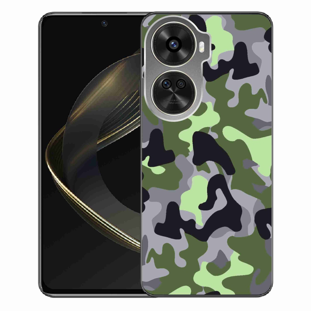Gelový kryt mmCase na Huawei Nova 12 SE - maskáčový vzor 7