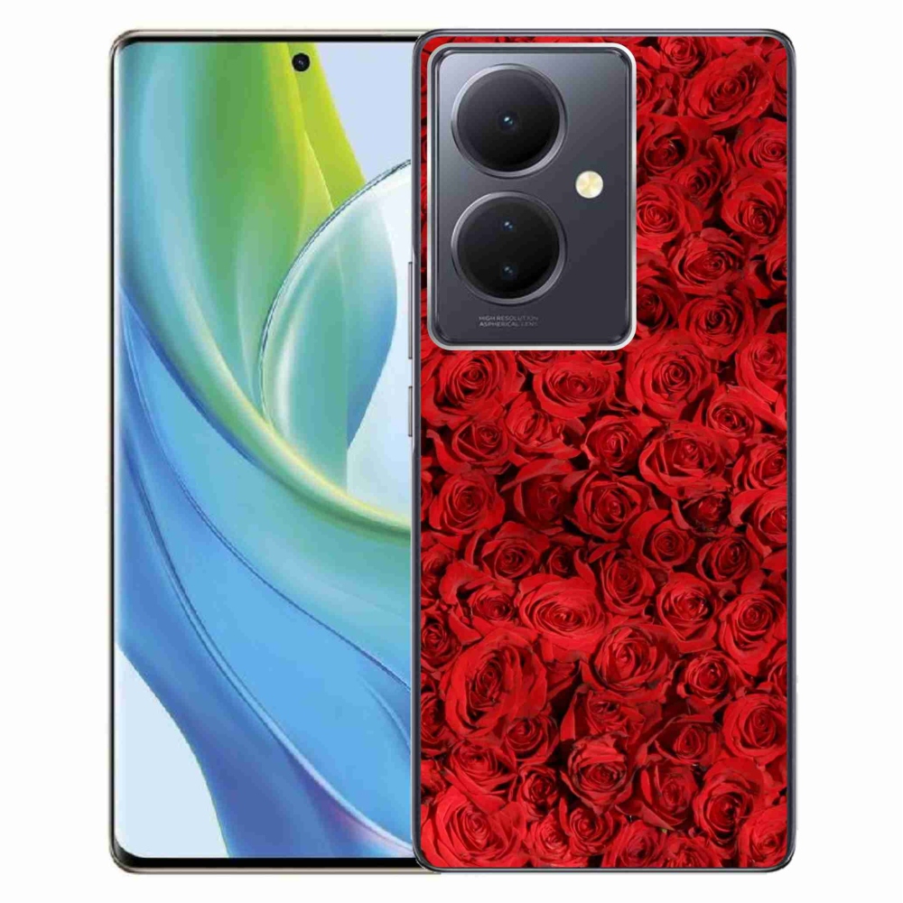 Gelový kryt mmCase na Vivo V29 Lite 5G - růže