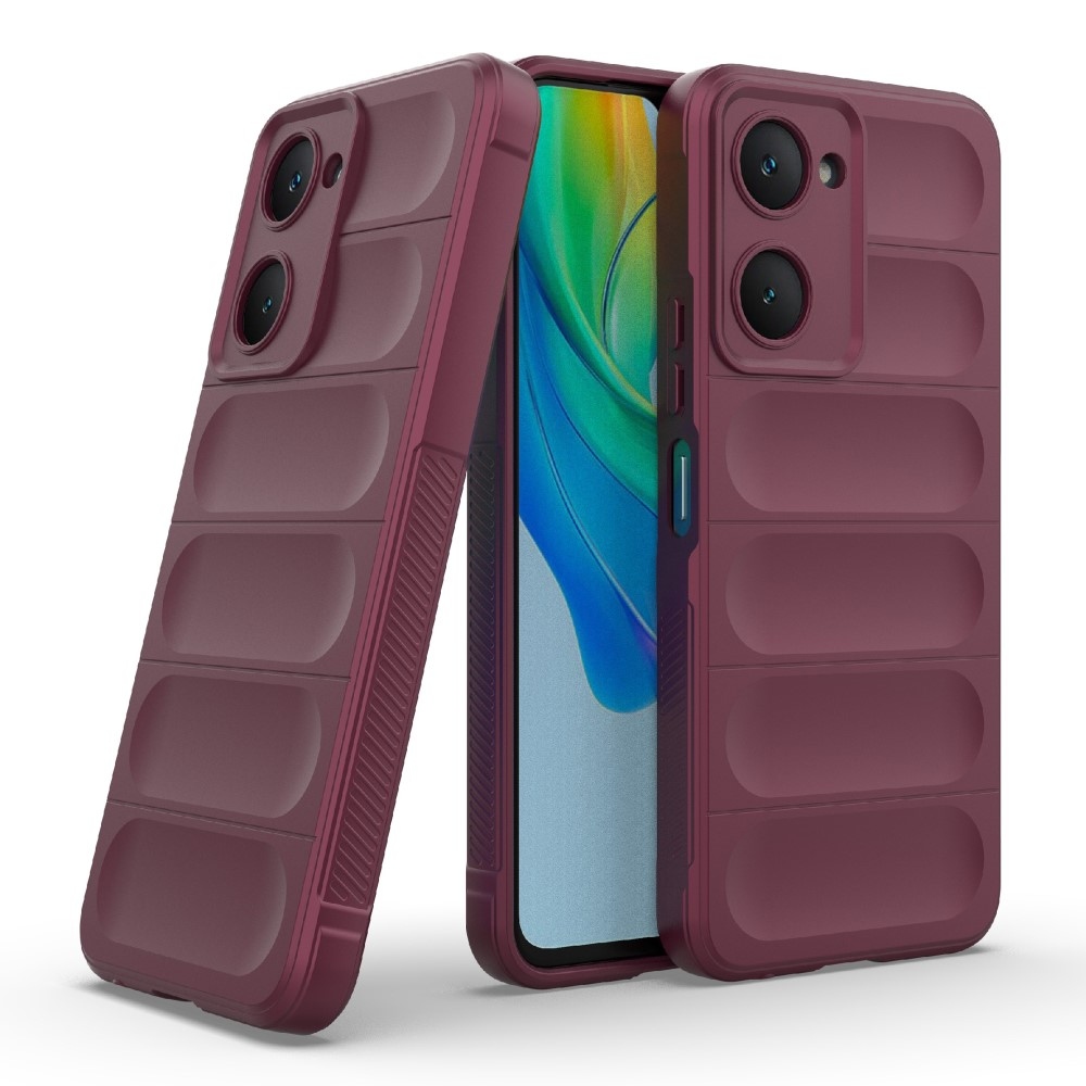Rugg odolný gelový obal na Vivo Y28s 5G - vínový