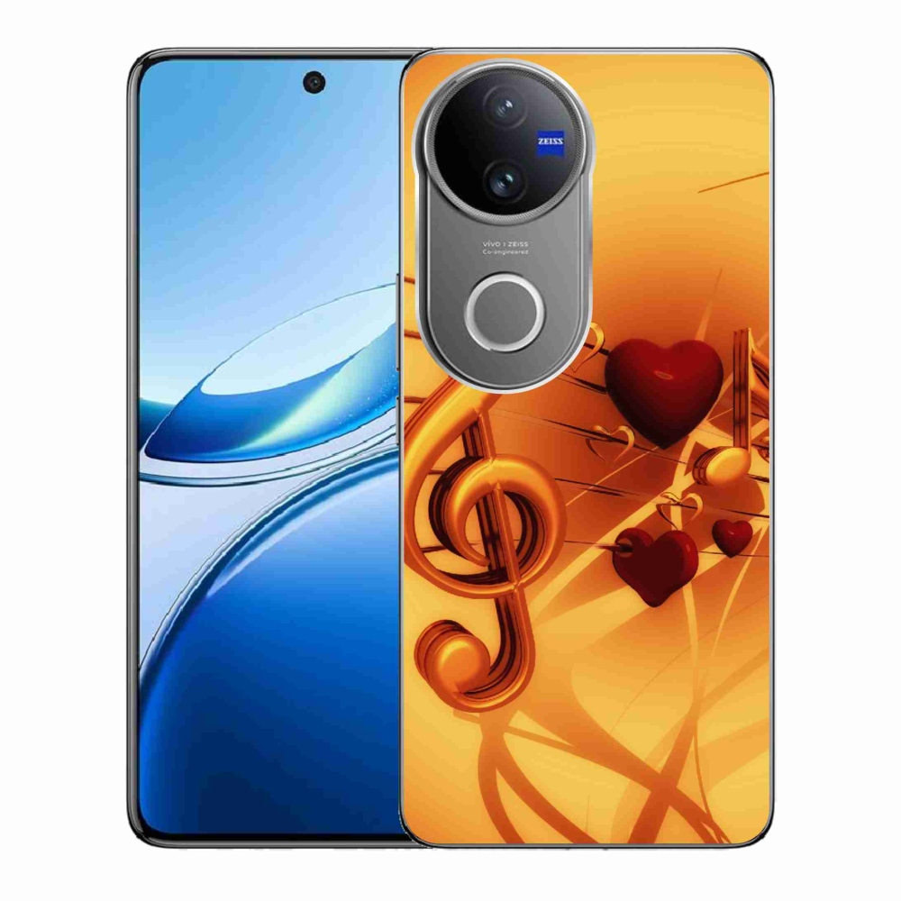 Gelový kryt mmCase na Vivo V50 5G - noty