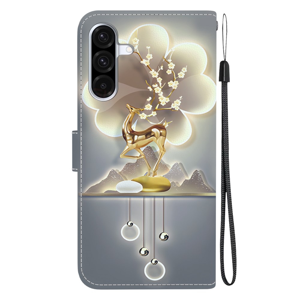 Versatile knížkové pouzdro na Samsung Galaxy A36 5G/A56 5G - jelen sika
