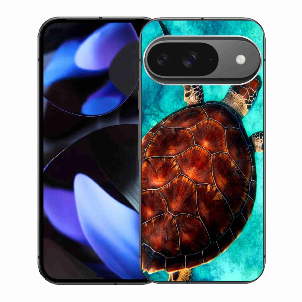 Gelový kryt mmCase na Google Pixel 9/9 Pro - želva