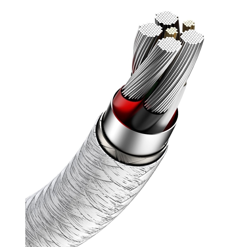 Baseus Cafule Metal Series Datový Kabel USB-USB-C 66W 2m White