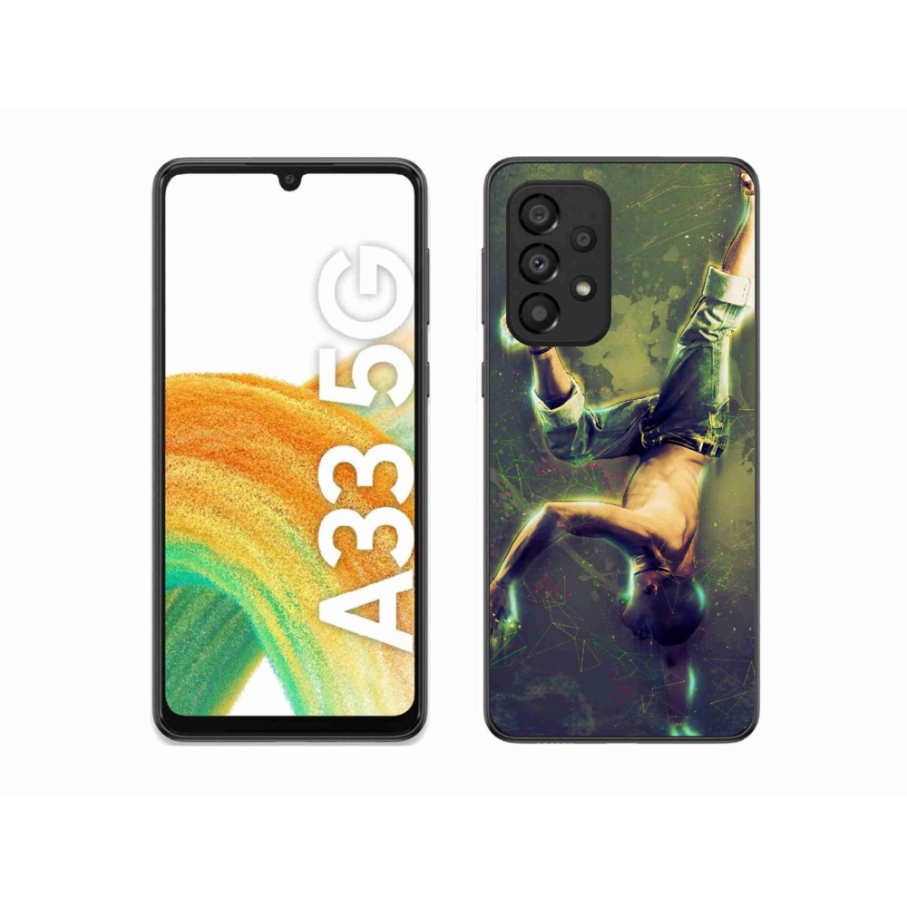 Gelový kryt mmCase na Samsung Galaxy A33 5G - breakdance