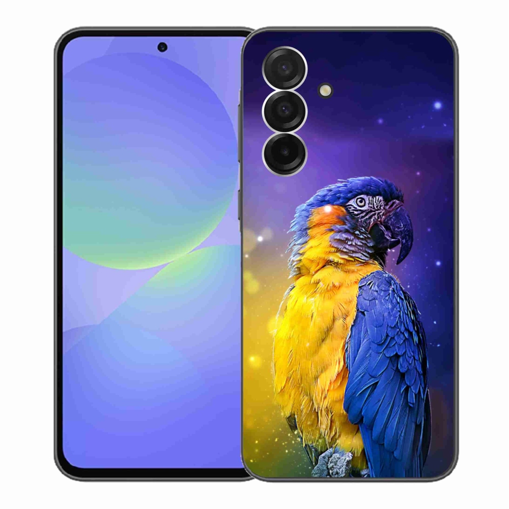 Gelový kryt mmCase na Samsung Galaxy A36 5G - papoušek ara 1