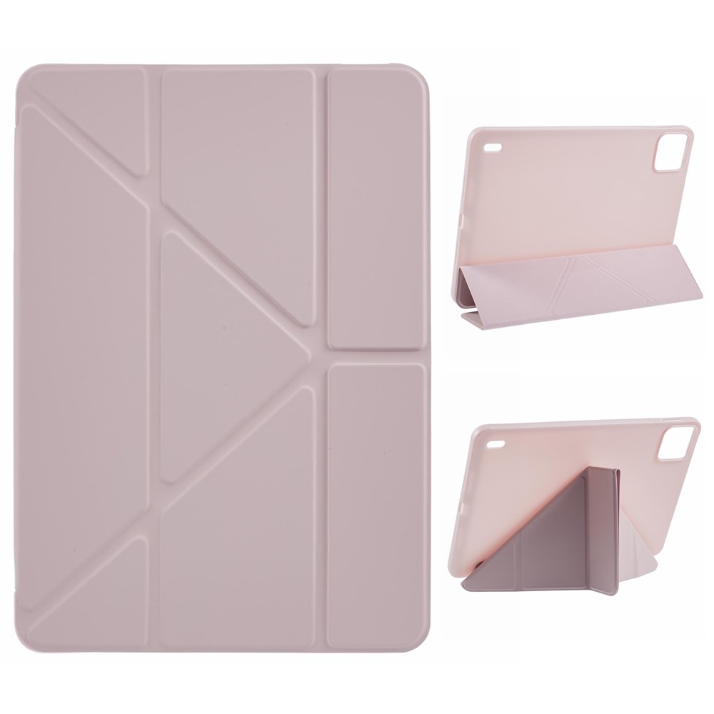 Origamis chytré polohovací pouzdro na tablet Xiaomi Pad 8/8 Pro/7/7 Pro - růžové