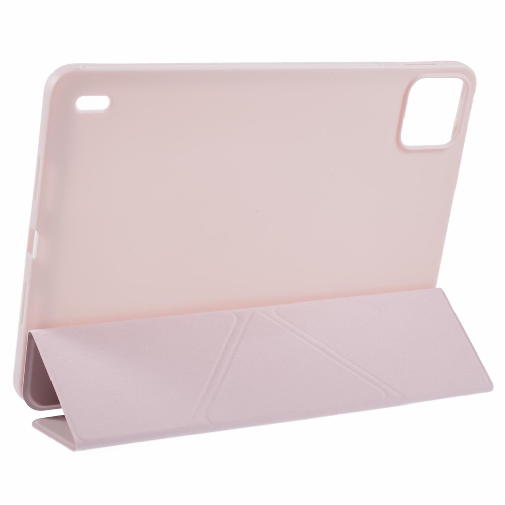 Origamis chytré polohovací pouzdro na tablet Xiaomi Pad 8/8 Pro/7/7 Pro - růžové