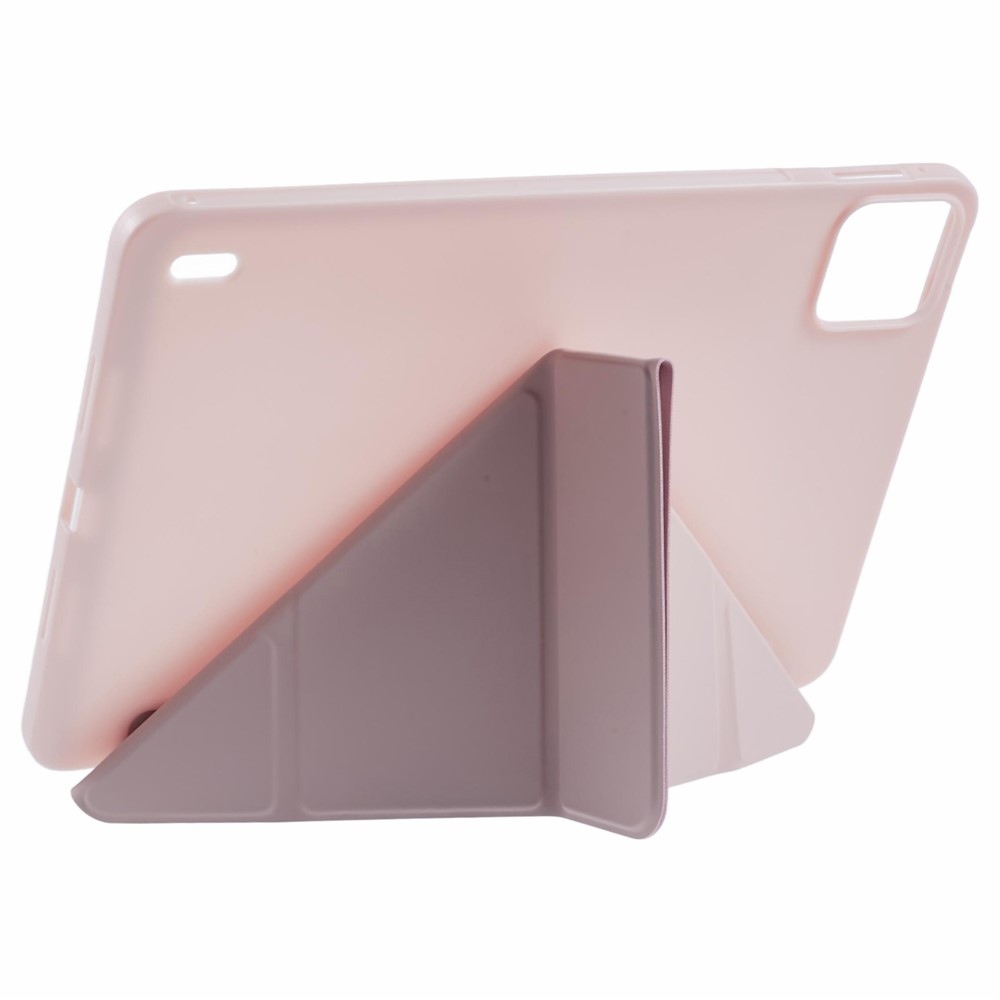 Origamis chytré polohovací pouzdro na tablet Xiaomi Pad 8/8 Pro/7/7 Pro - růžové