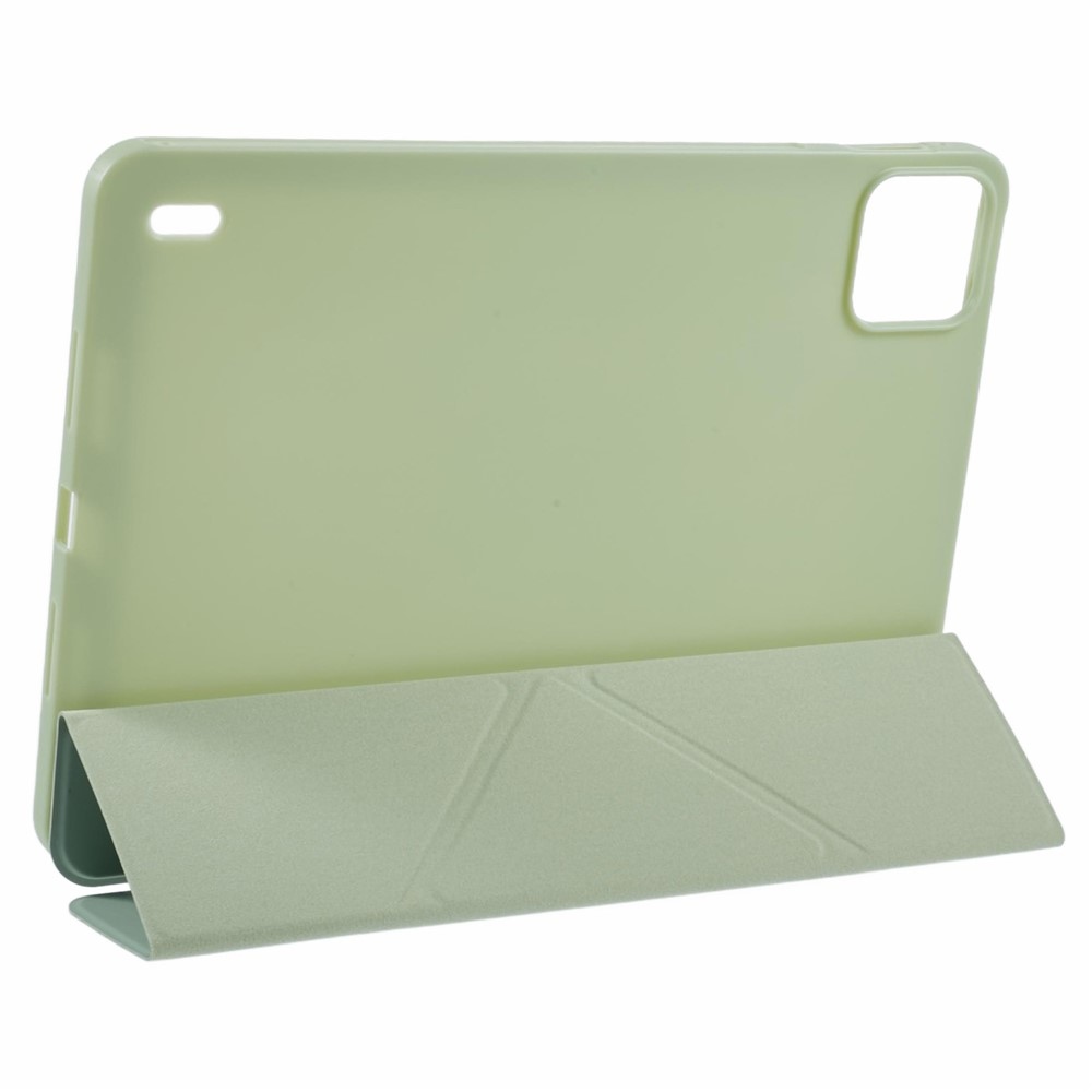 Origamis chytré polohovací pouzdro na tablet Xiaomi Pad 8/8 Pro/7/7 Pro - světlezelené