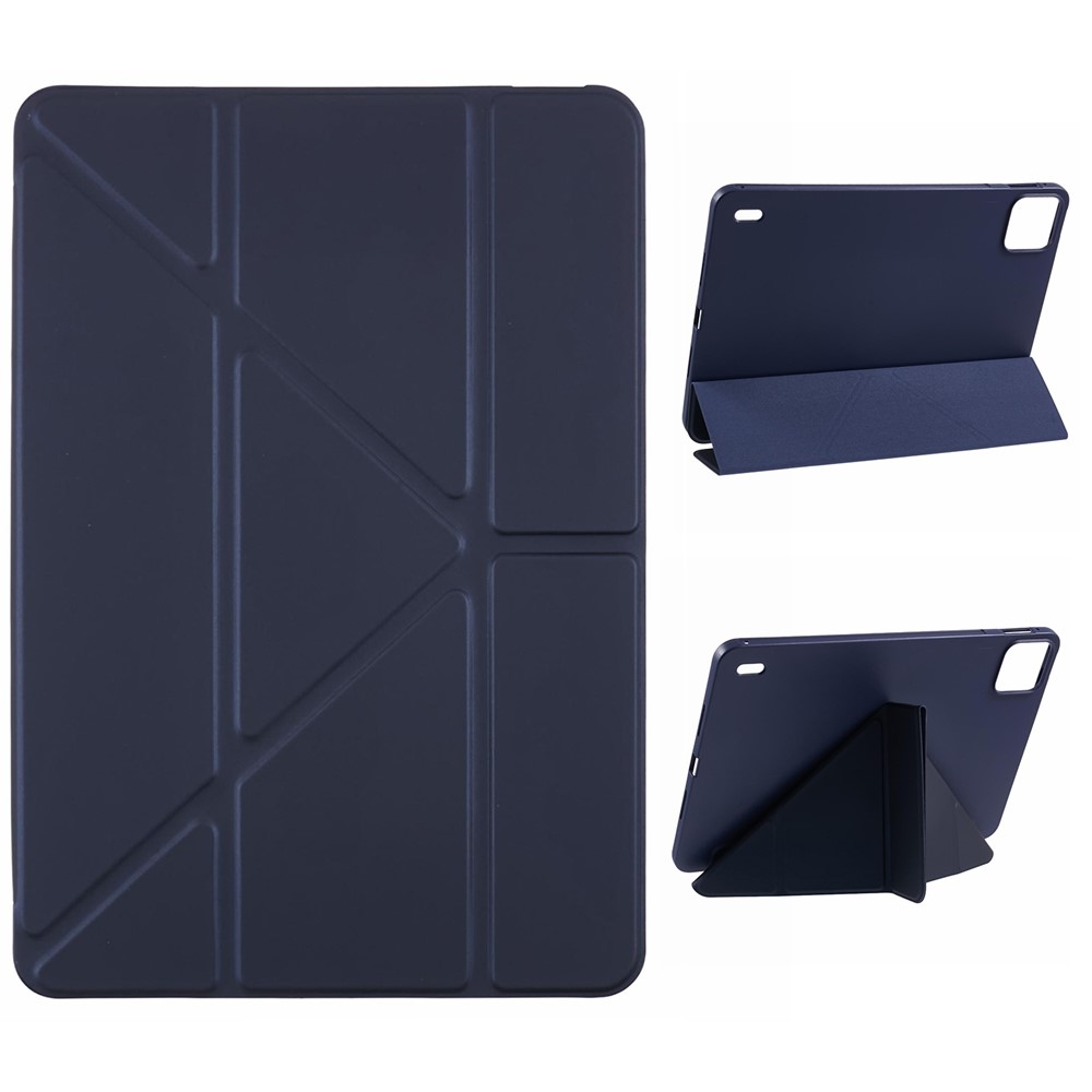 Origamis chytré polohovací pouzdro na tablet Xiaomi Pad 8/8 Pro/7/7 Pro - tmavěmodré
