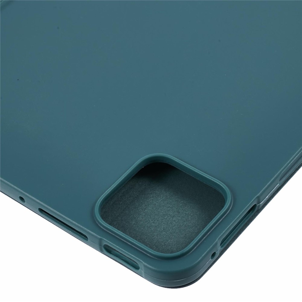 Origamis chytré polohovací pouzdro na tablet Xiaomi Pad 8/8 Pro/7/7 Pro - tmavězelené