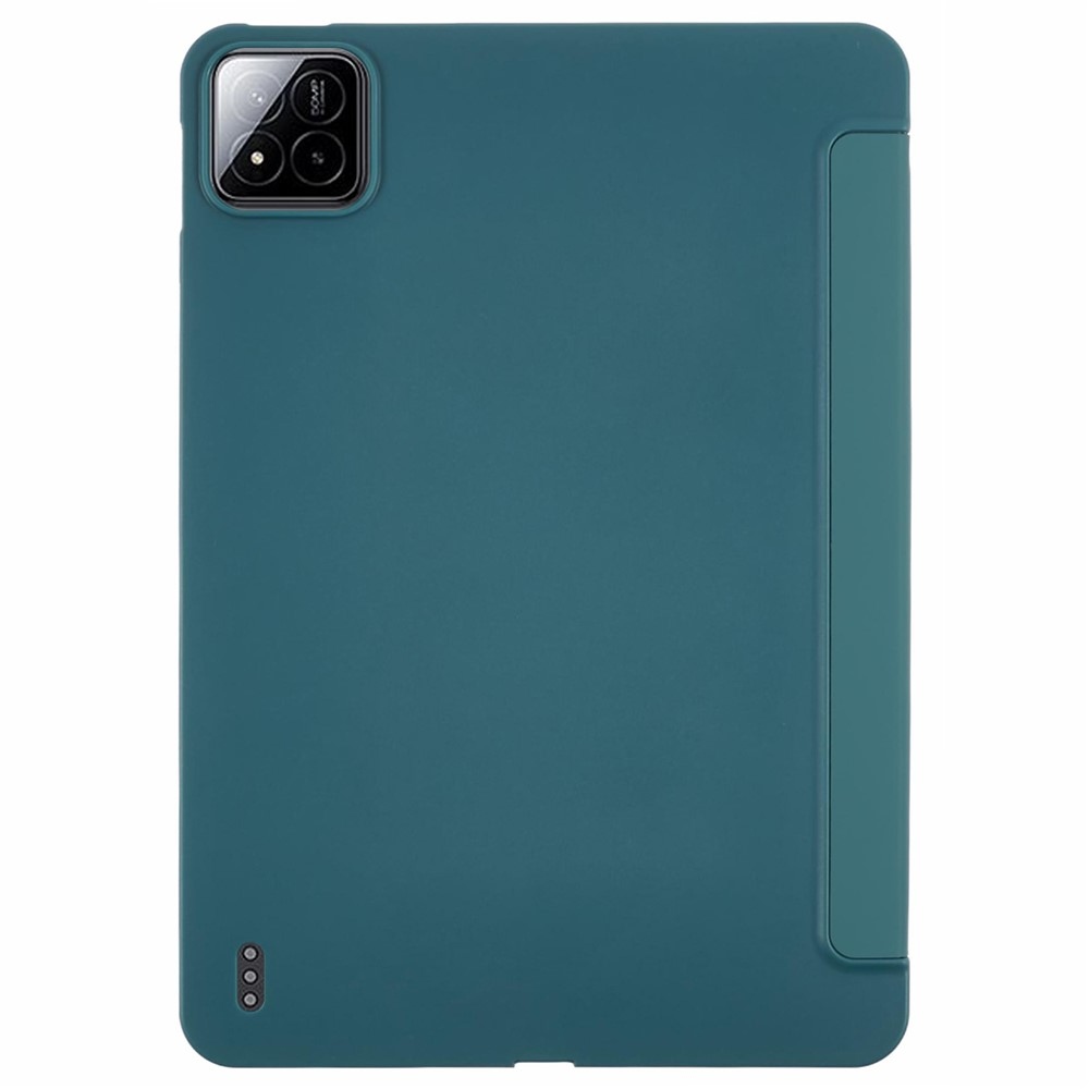 Origamis chytré polohovací pouzdro na tablet Xiaomi Pad 8/8 Pro/7/7 Pro - tmavězelené