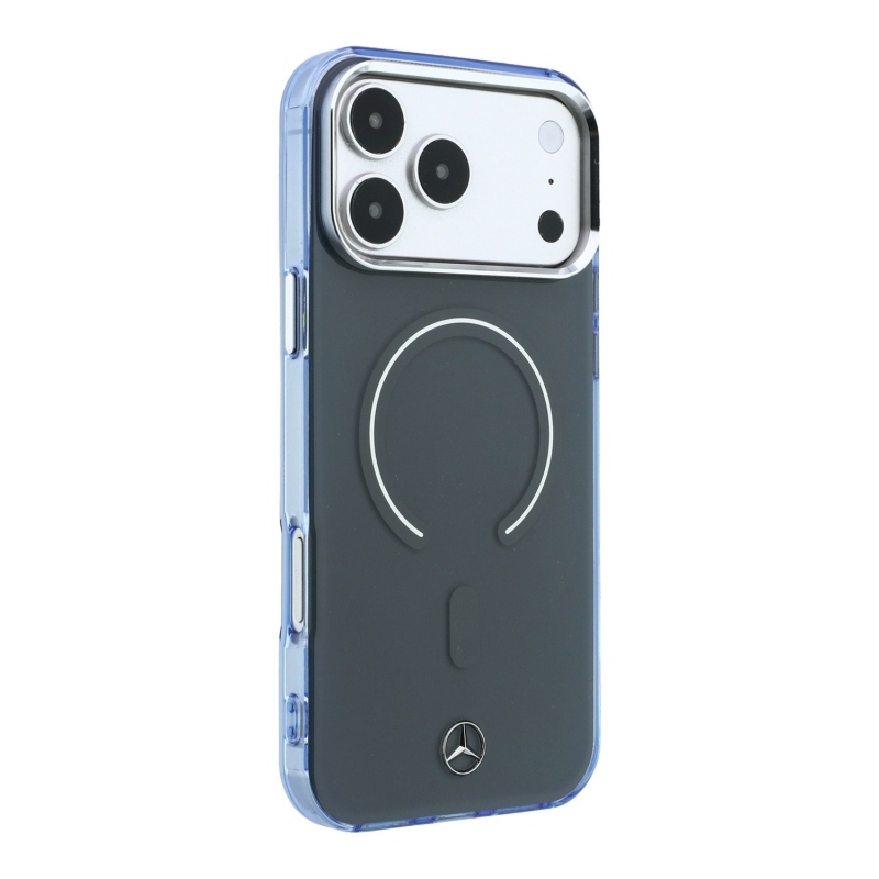 Mercedes PC/TPU Double Layer MagSafe Zadní Kryt pro iPhone 18 Pro Anthracite/Blue