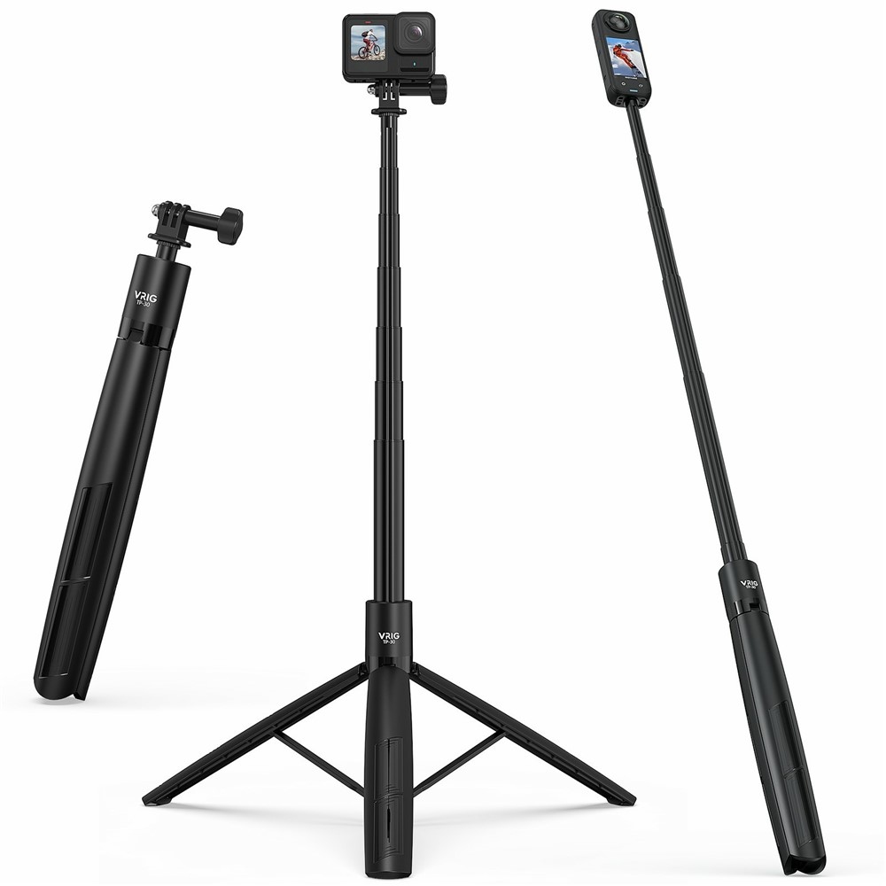 VRIG teleskopický stativ a selfie tyč 180 cm s magnetickým držákem