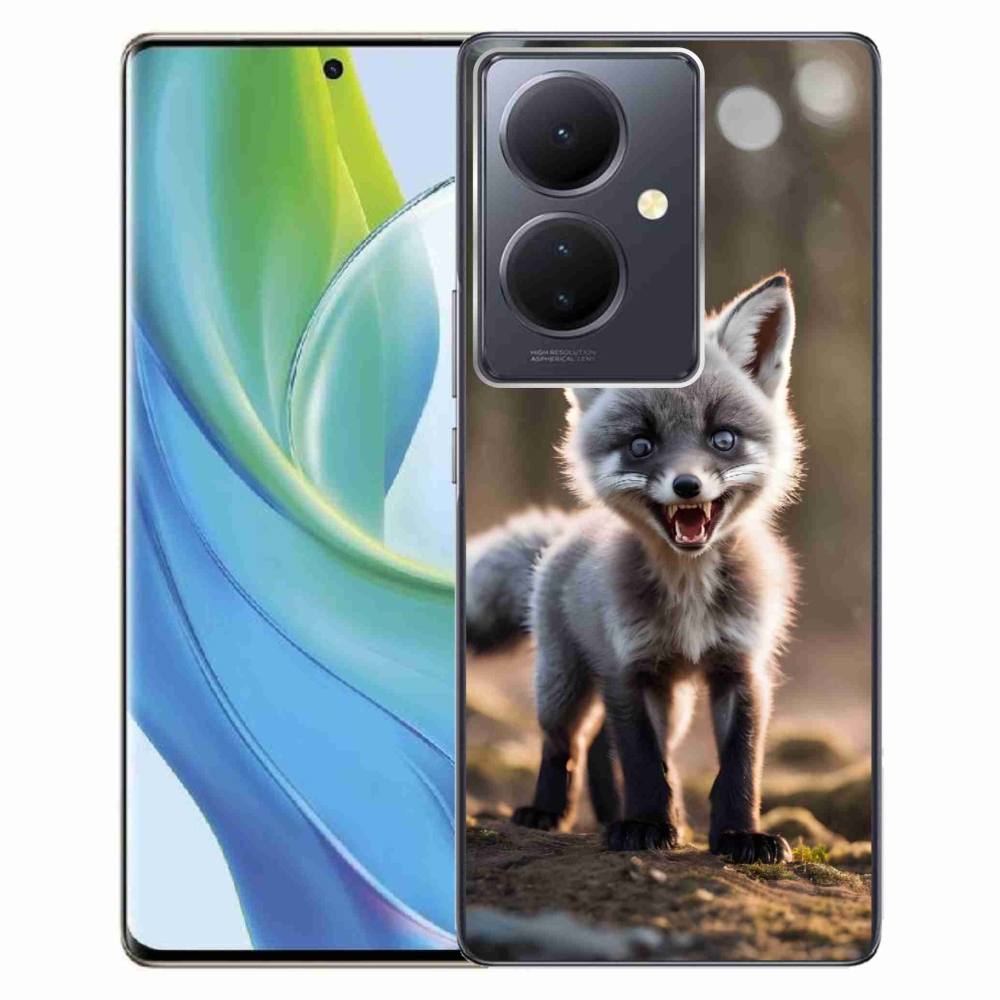 Gelový kryt mmCase na Vivo V29 Lite 5G - rozzuřená liška