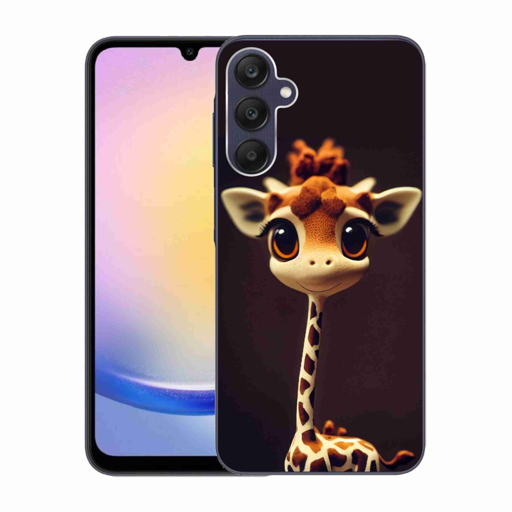 Gelový kryt mmCase na Samsung Galaxy A25 5G - malá žirafa