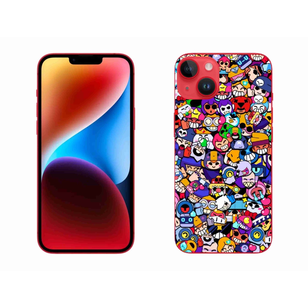Gelový kryt mmCase na iPhone 14 Plus - brawl stars 2