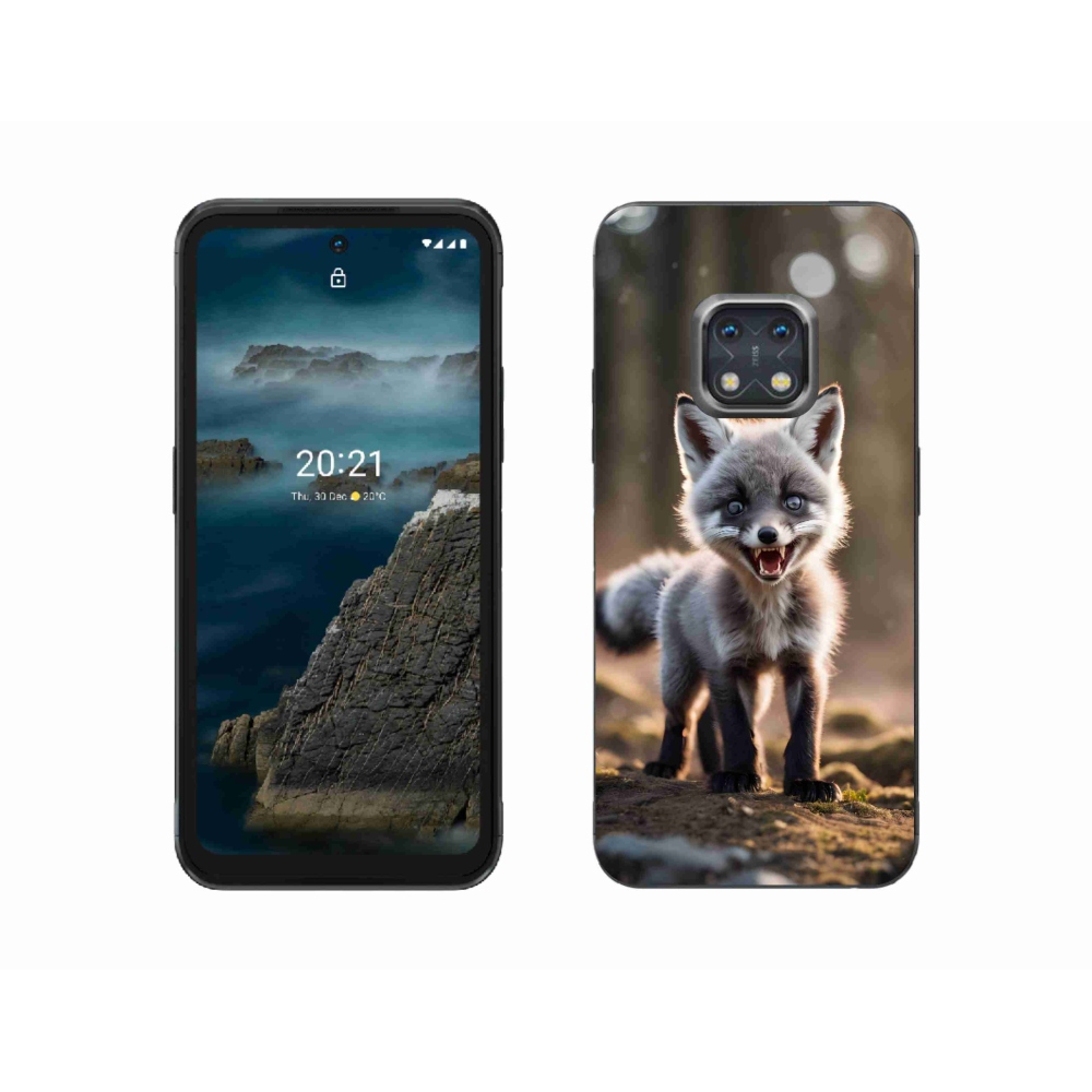 Gelový kryt mmCase na Nokia XR20 - rozzuřená liška