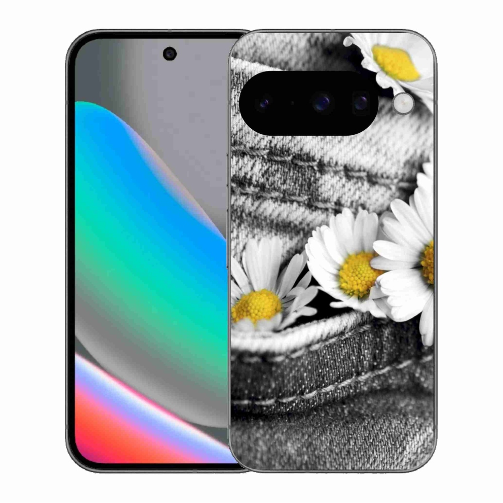 Gelový kryt mmCase na Google Pixel 10 - kopretiny