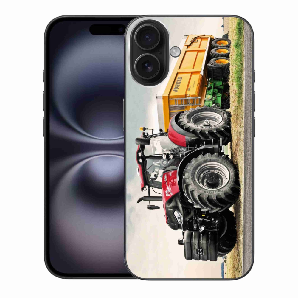 Gelový kryt mmCase na iPhone 16 Plus - traktor 3
