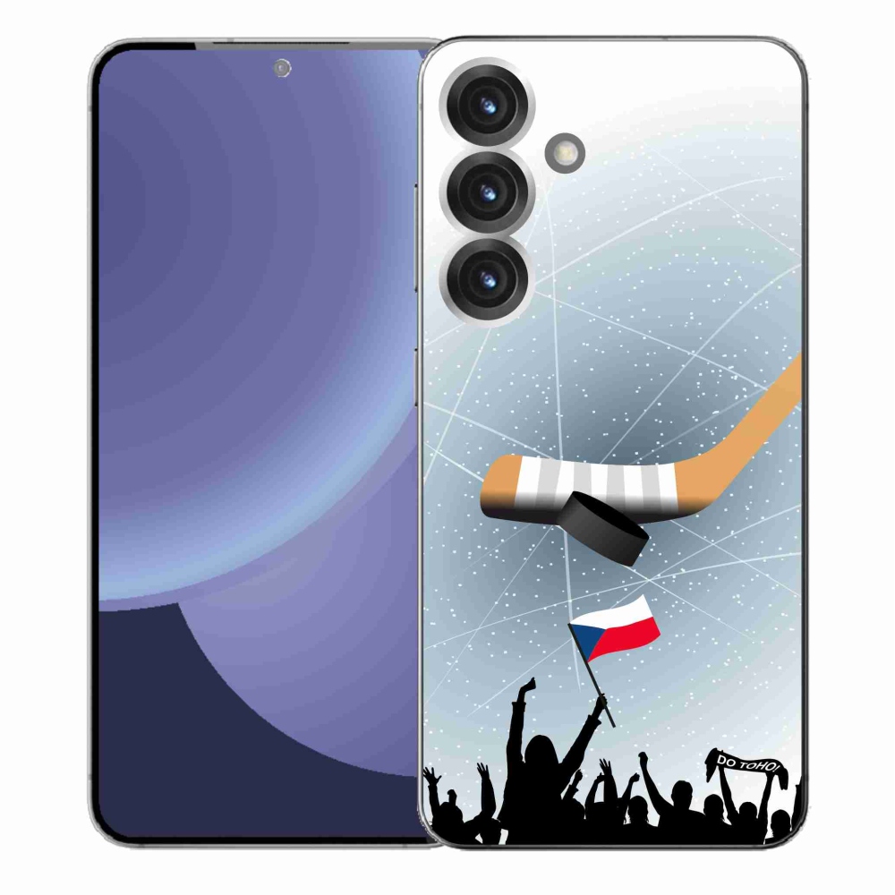 Gelový kryt mmCase na Samsung Galaxy S25+ - fanoušci hokeje