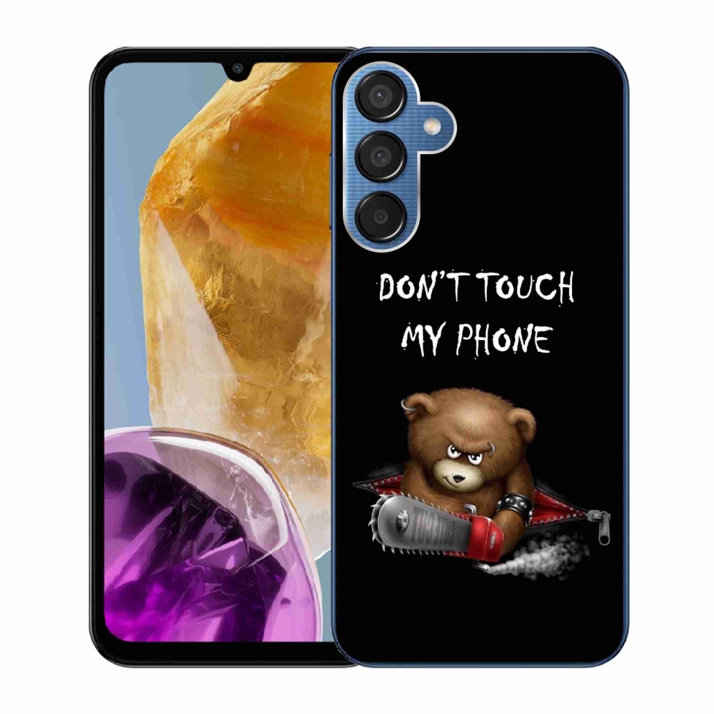 Gelový kryt mmCase na Samsung Galaxy M15 5G - nesahej na telefon