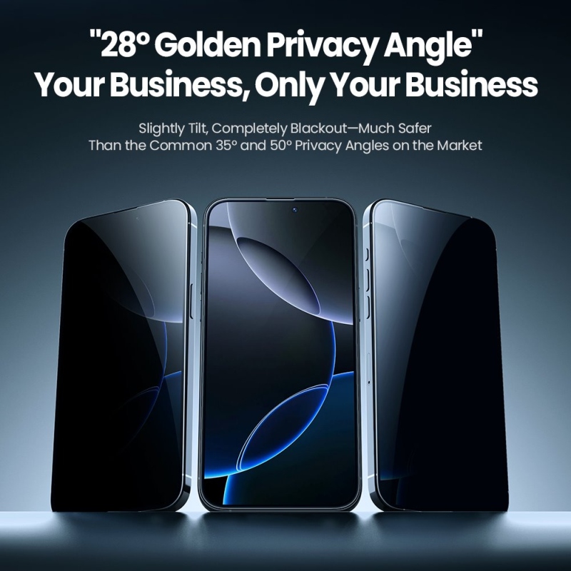 Nillkin Tvrzené Sklo 0.25mm Guardian 2.5D pro Apple iPhone 16 Pro Max Black (s aplikátorem)