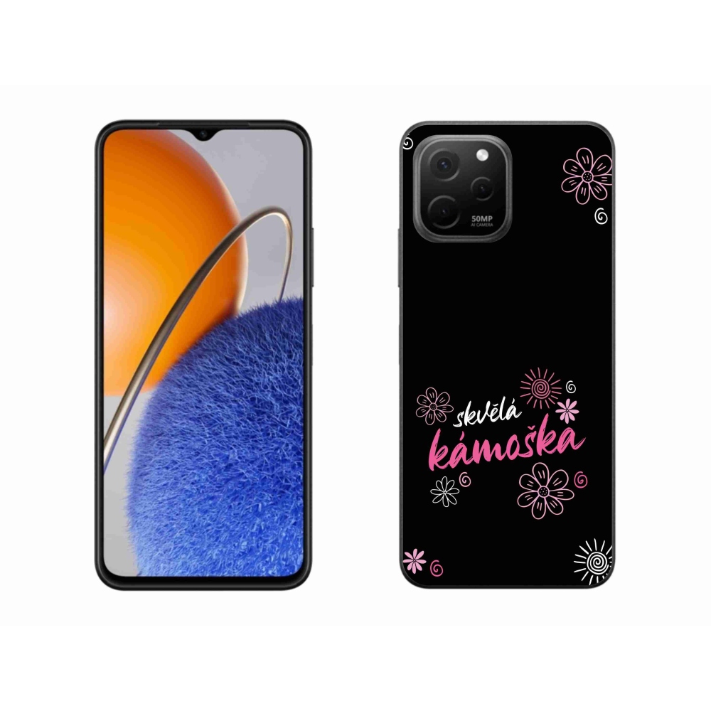 Gelový kryt mmCase na Huawei Nova Y61 - skvělá kámoška černé pozadí