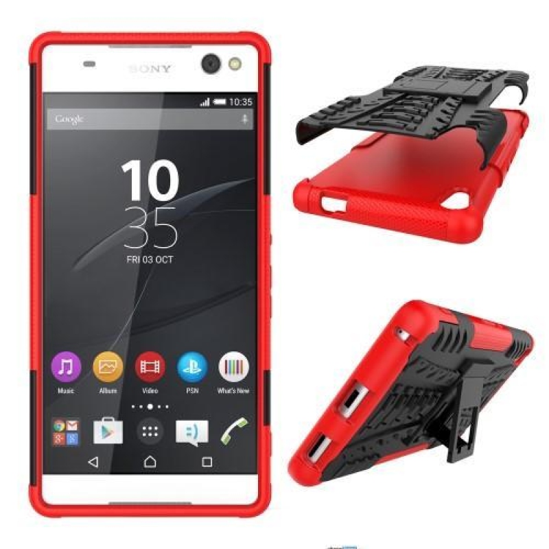 Outdoor odolný obal na mobil Sony Xperia XA Ultra - červený