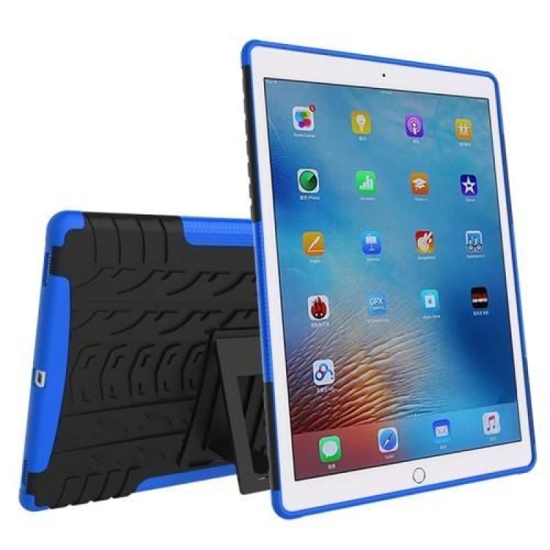 Outdoor odolný obal se stojánkem na iPad Pro 9.7 - modrý