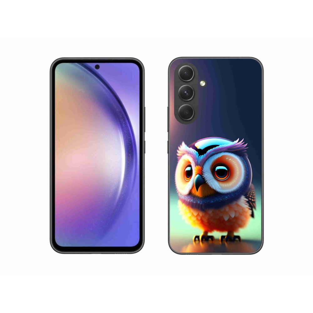 Gelový kryt mmCase na Samsung Galaxy A54 5G - sovička