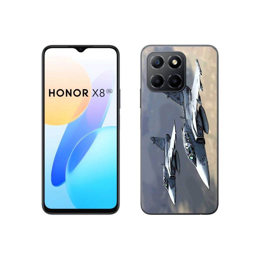 Gelový kryt mmCase na Honor X8 5G/70 Lite 5G - stíhačky